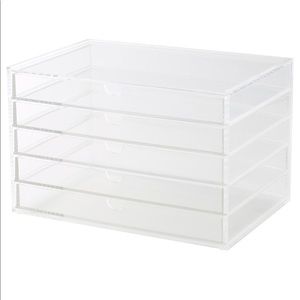 Muji 5 drawer acrylic storage